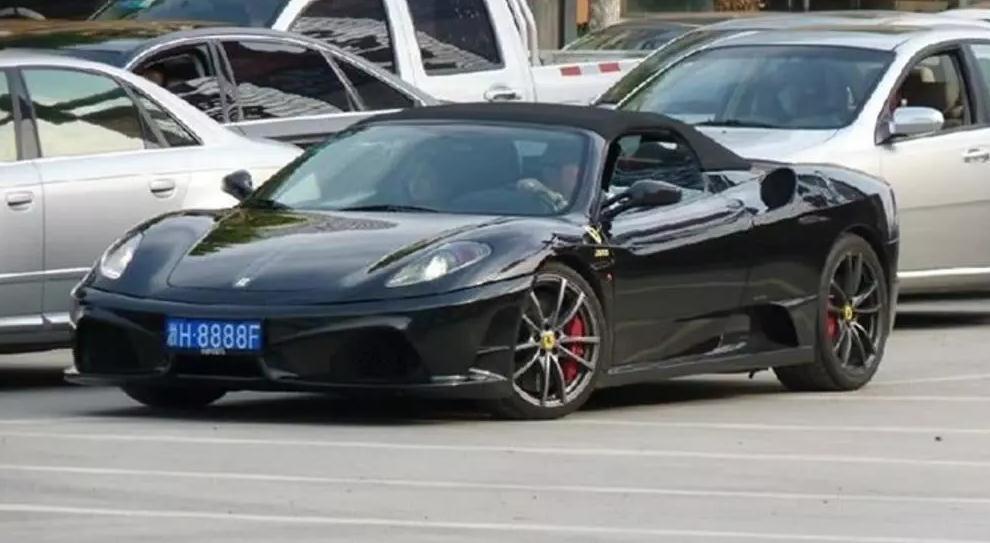 车牌,法拉利,跑车,车标