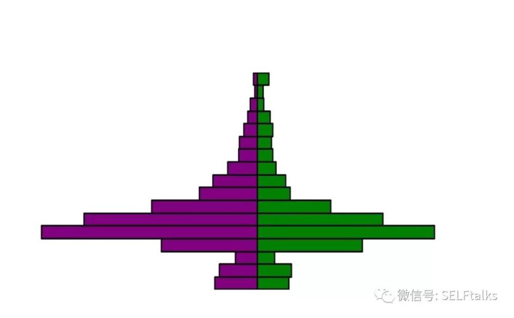 子弹形状的人口金字塔_人口金字塔