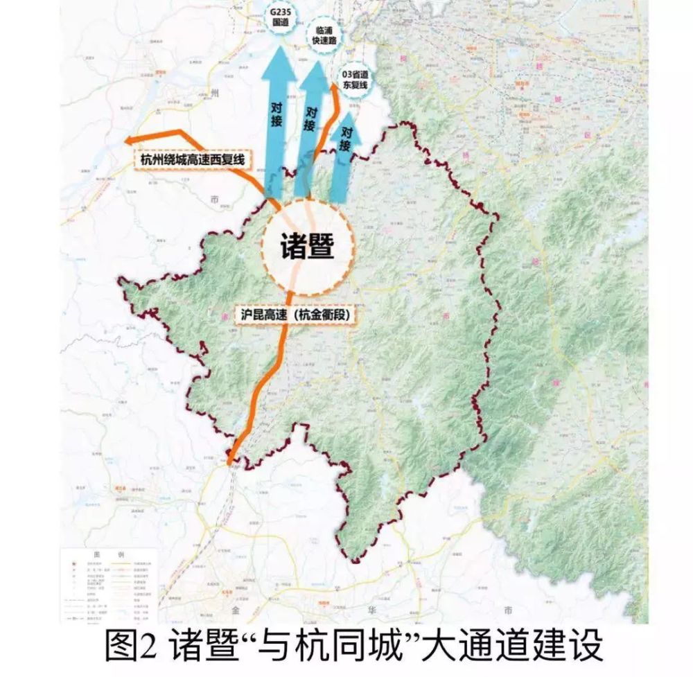 2019年完成杭金衢高速拓宽工程,2020年实现杭州绕城高速西复线诸暨段