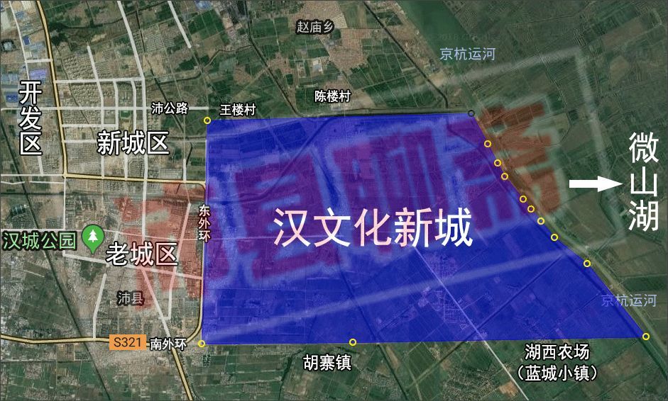 沛县计划再造一座"新城"!占地面积6万亩,拟选址在.