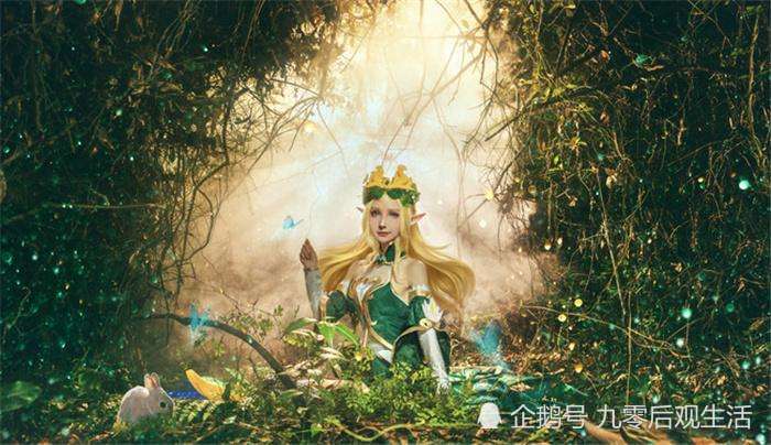 史上最美精灵cos,乍一看以为是精美的游戏cg,没想到是
