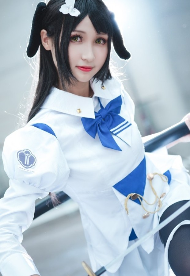 碧蓝航线cosplay,可爱的制服小姐姐!