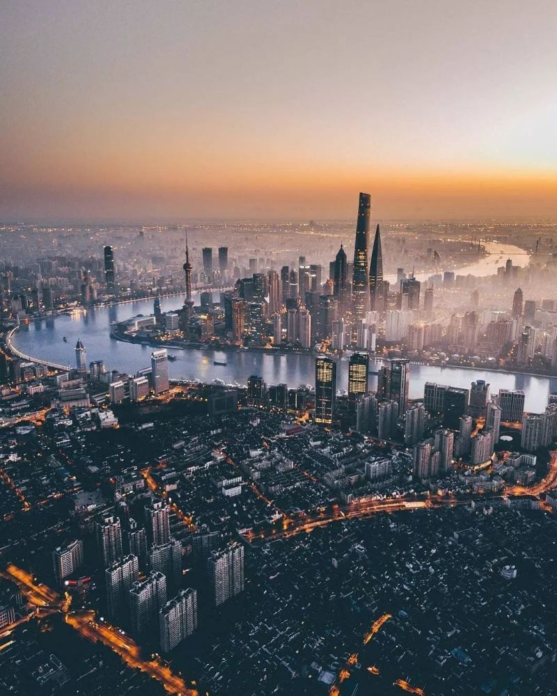 中国八大城市夜景航拍!