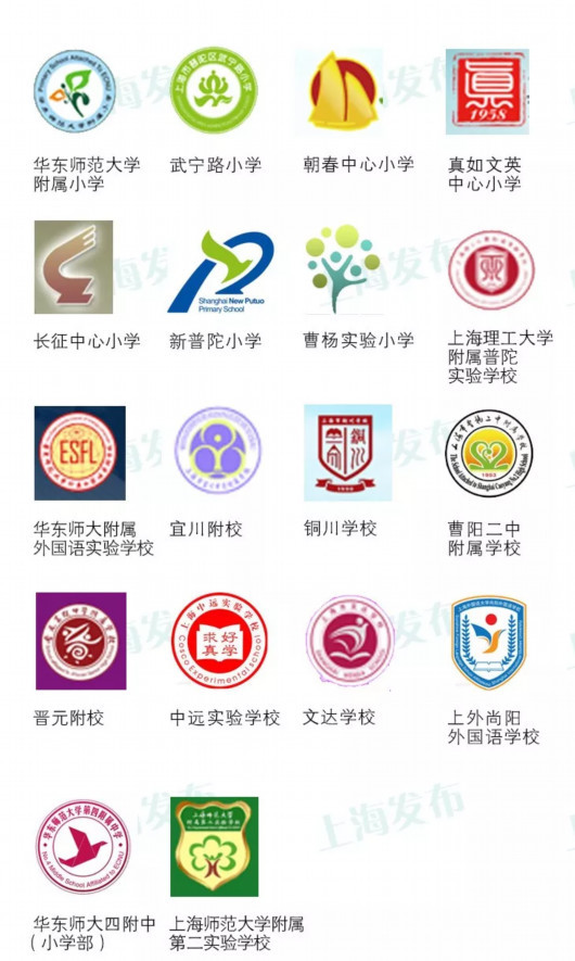这里有沪上219所小学的校徽!快来找找有没有你的母校