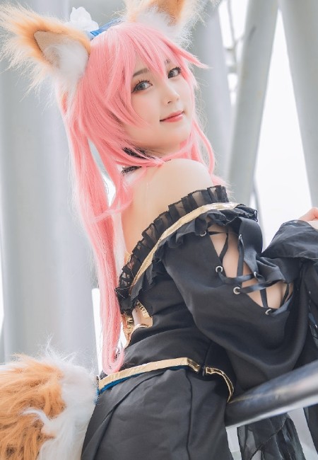 玉藻前cosplay,仙女般的小菇凉,网友:好棒!