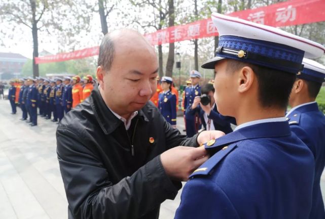 青春心向党·建功新时代—河南省消防总队在兰考举行特别主题团日