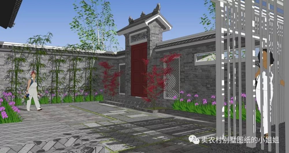 别墅设计:农村新中式别墅,以青砖青瓦绽放中国历史