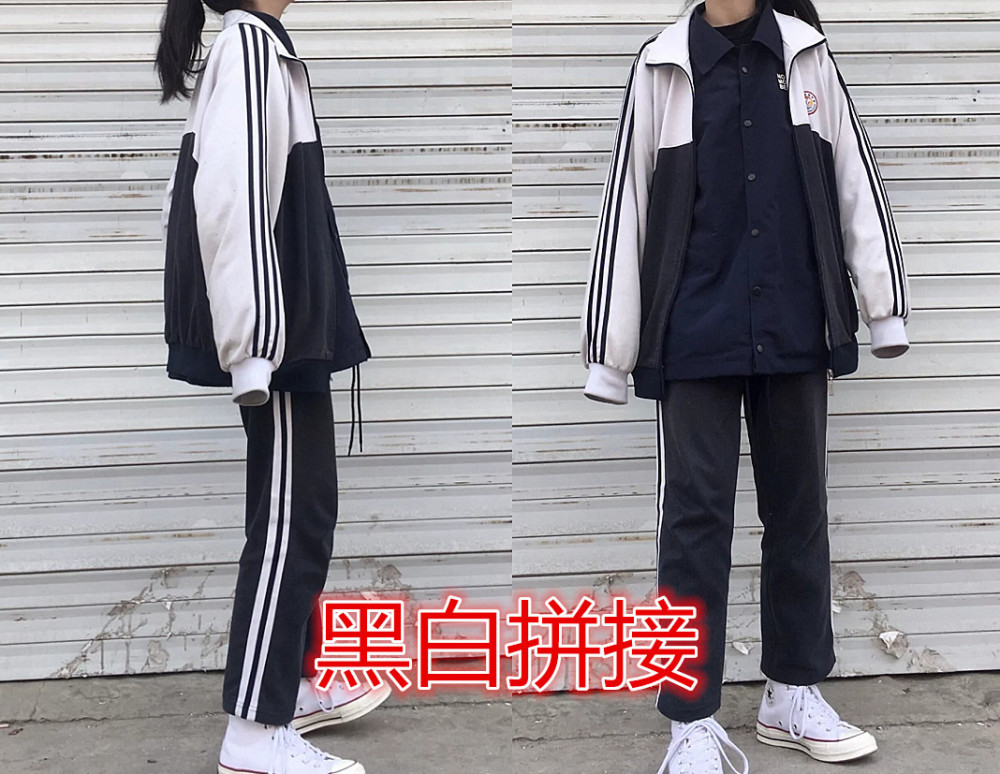 同样是校服,黑白拼接vs水手条纹,看到背带裙:这还有人性吗?