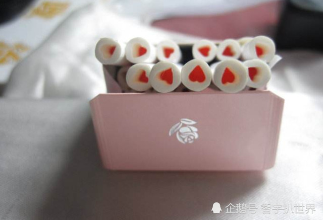 这款520香烟是台湾女士香烟,非常的小清新.