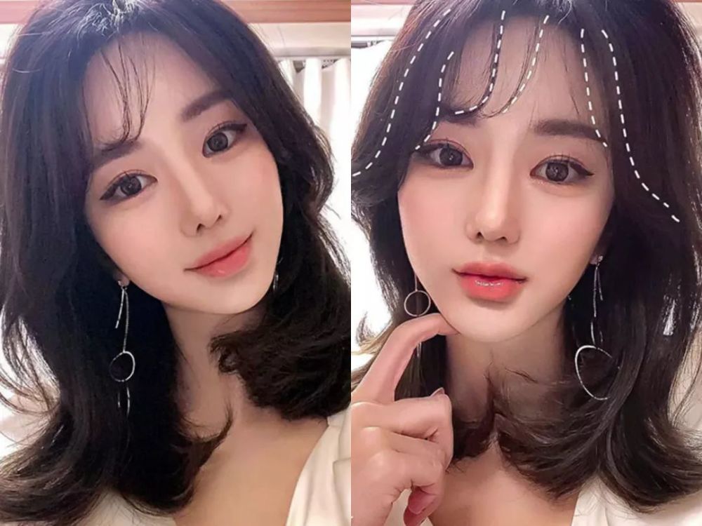 最新的法式刘海发型,任何脸型都适合!_腾讯新闻