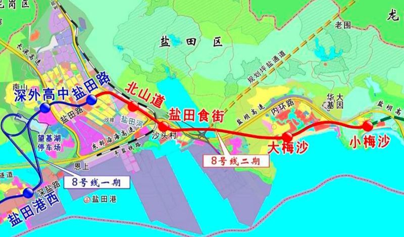 中国交建联合体中标深圳地铁8号线二期工程