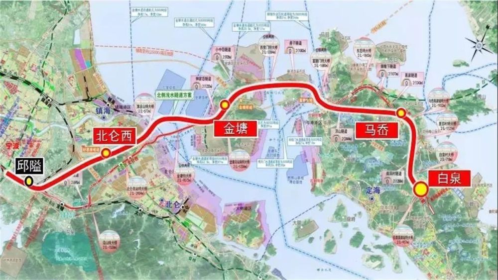 中国又一海底高铁隧道开建,投资305亿,未来宁波到舟山仅30分钟