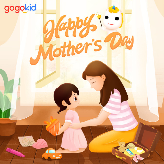 一场母亲节的浪漫表白,gogokid在线少儿英语与孩子一起让妈妈"解放"