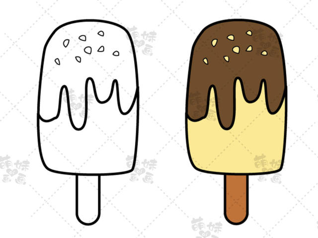 五,美味的冰淇淋   夏天天气炎热,可以少吃一些冰淇淋来降暑,小朋友
