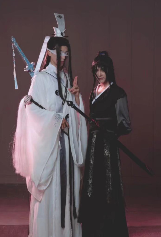 "魔道"义城三人组cos正片,看清晓星辰蒙眼的轻纱,漫迷