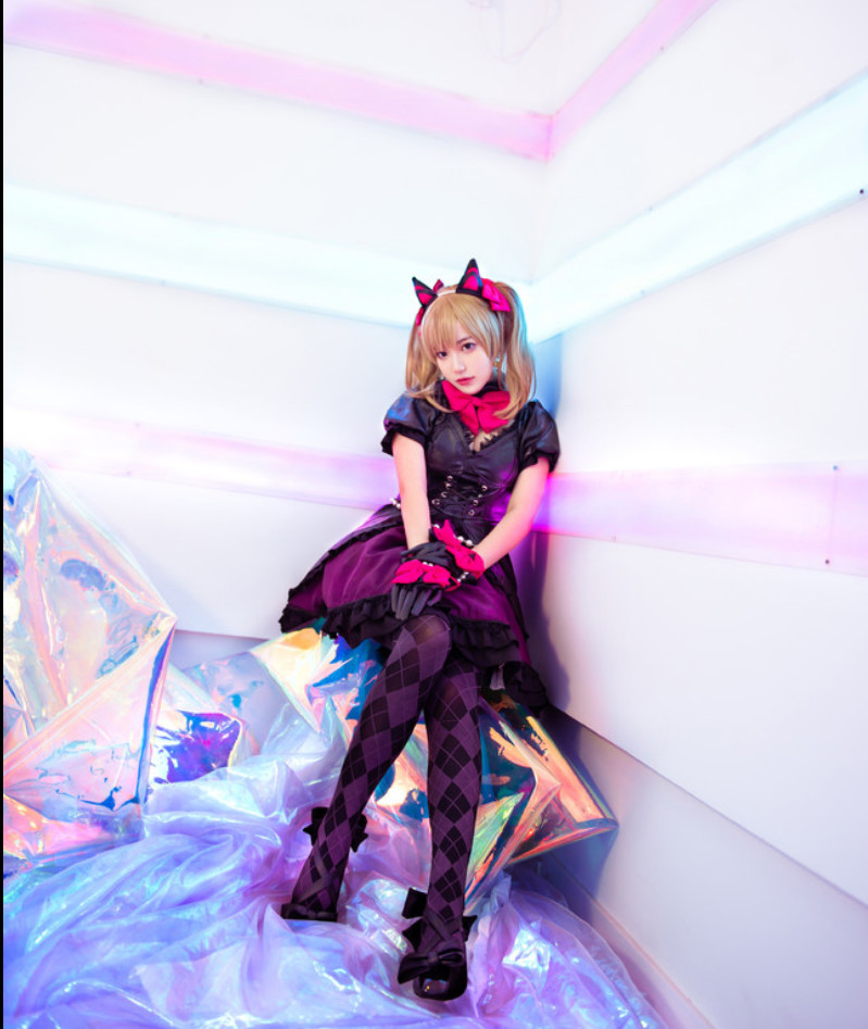 守望先锋cos:黑猫露娜dva,这小姐姐是不是可爱的有点过分啊