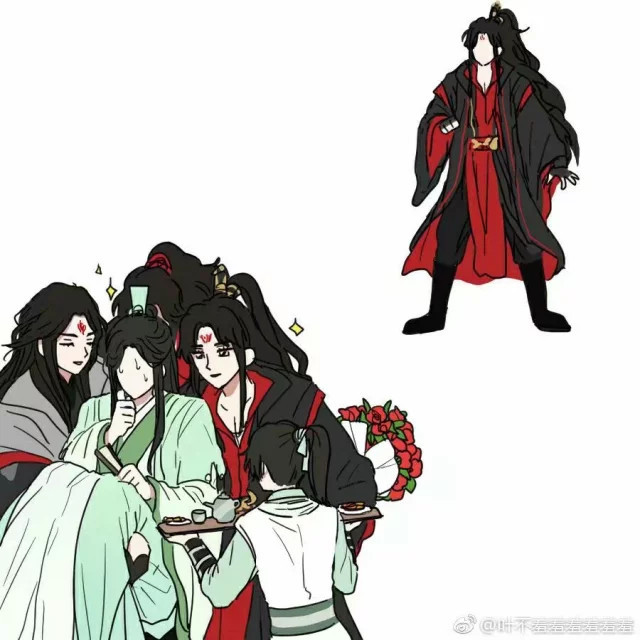 太沙雕了哈哈哈哈哈哈… twi sushidr4gon #魔道祖师# 忘羡 "含光君