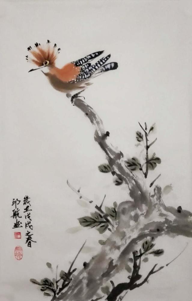 庆祝建国70周年全国大型书画网络展—邱航绘画展