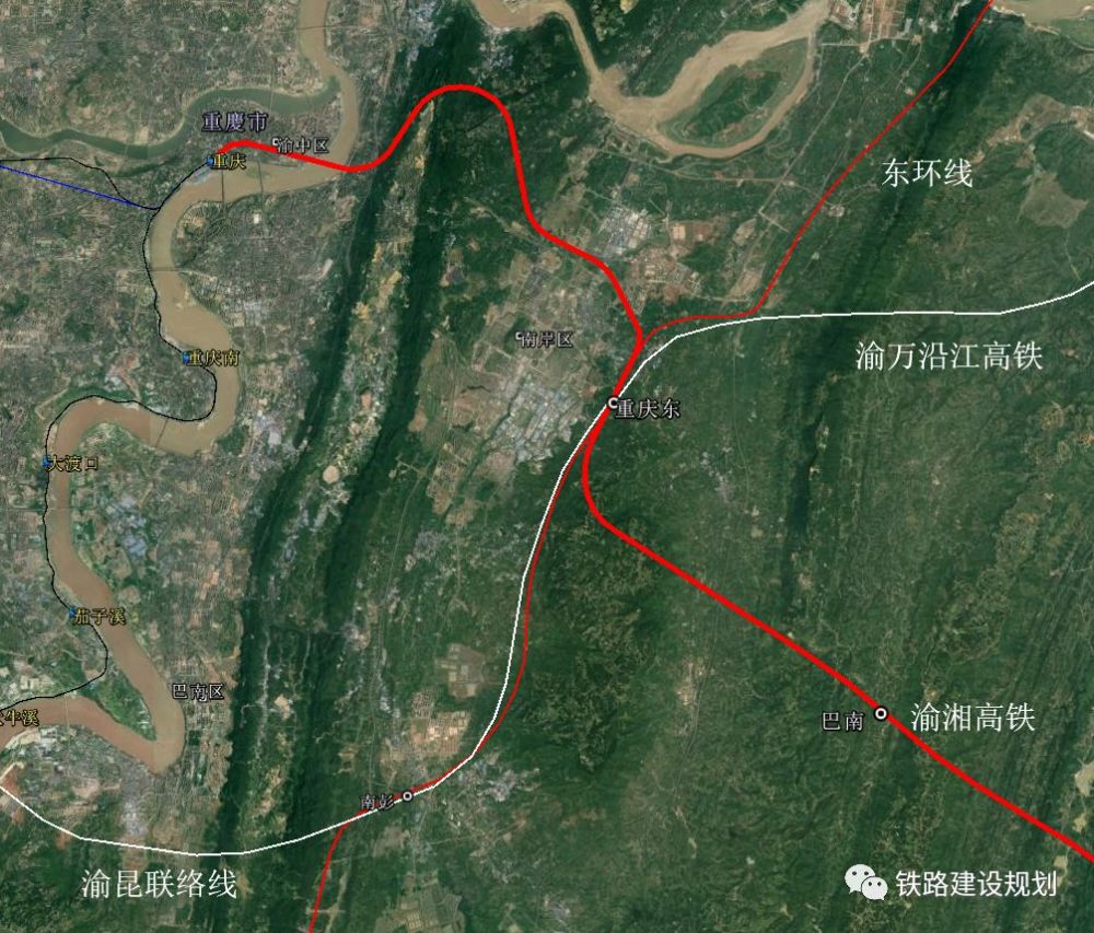重庆至黔江高铁12月开工建设!秀山北示意图出炉!