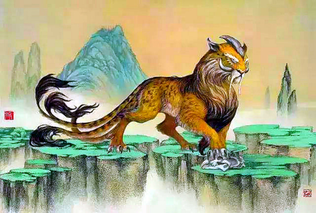 上古传说中的7种独角兽,《山海经》中的御火神兽,个个都不简单