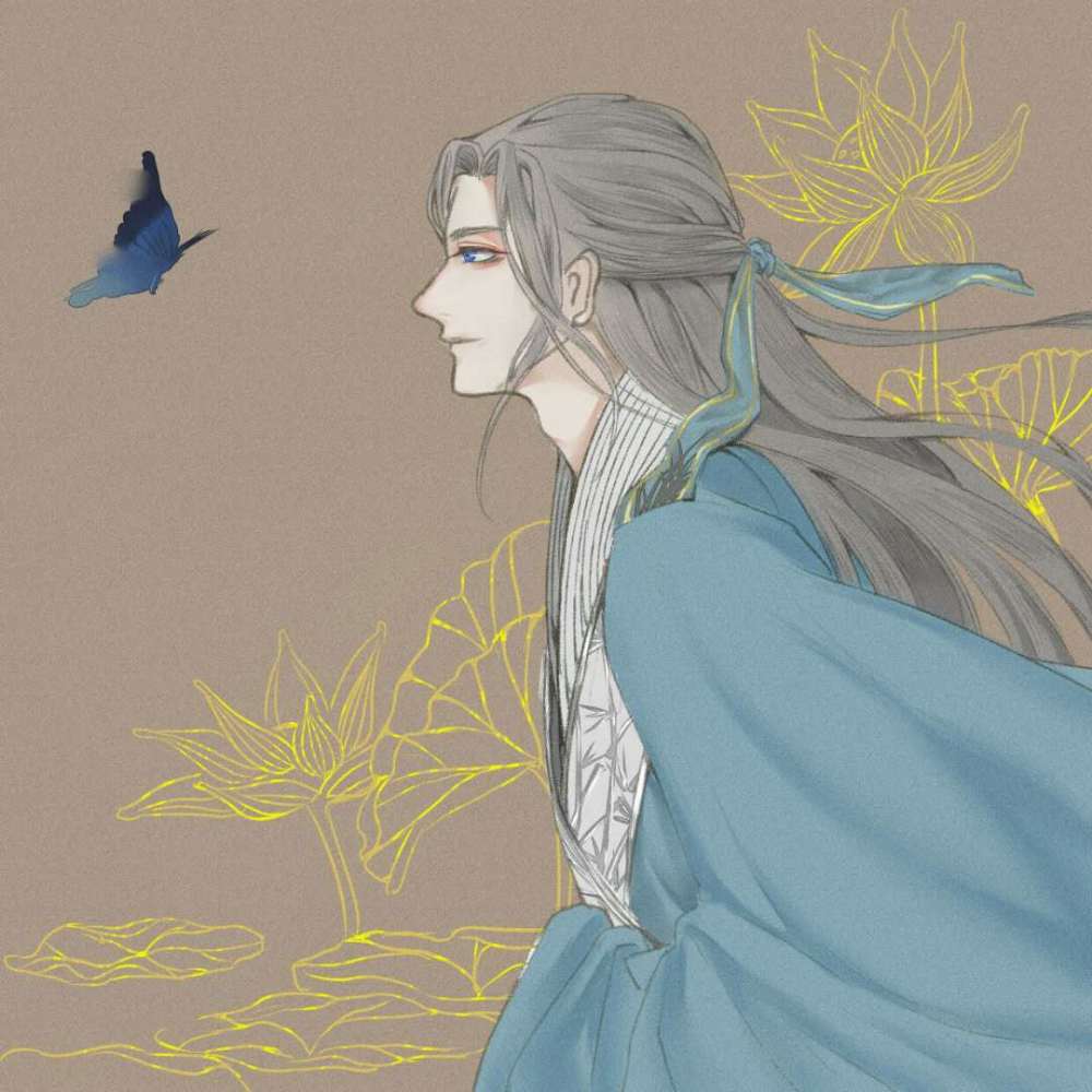 琉璃·古风·男生头像:任他凡事清浊自逍遥,为你一笑