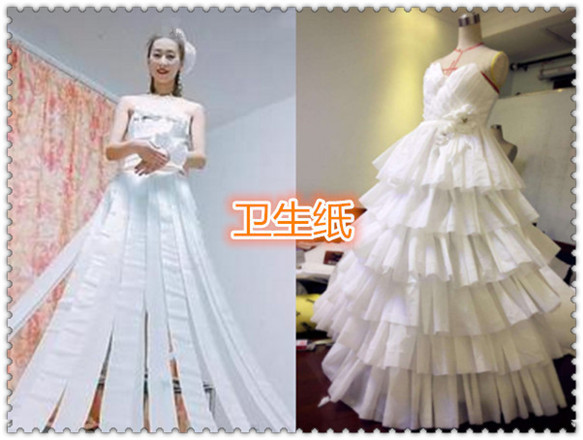 怎么用塑料袋做婚纱_怎么用塑料袋做衣服