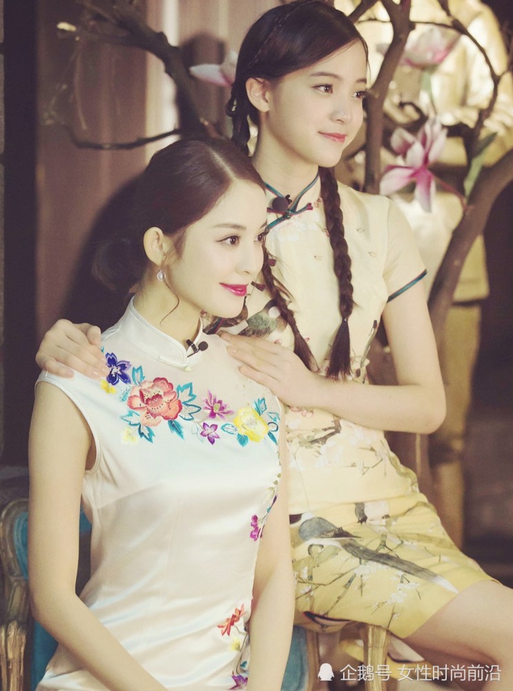 本以为郑爽穿旗袍够美了,看到娜扎,才知道什么是"古典