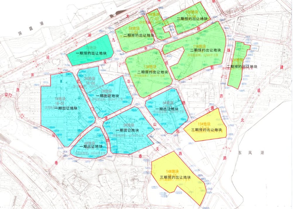 东风湖地块彩图,来自岳阳市公共资源交易网