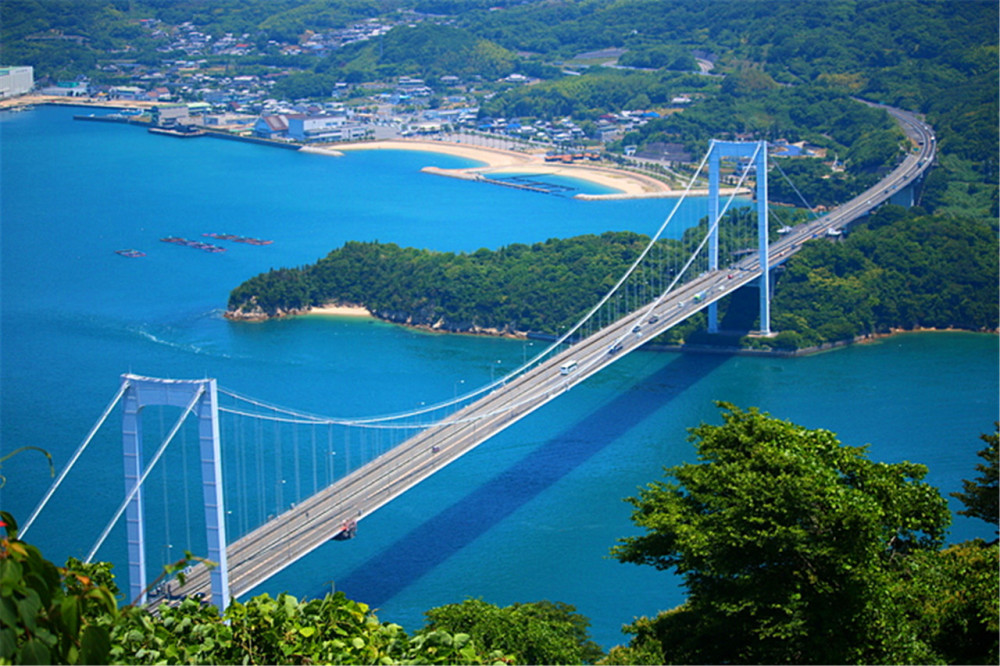 日本爱媛县今治市,有5大景点,还有一座稀有的"海上城"