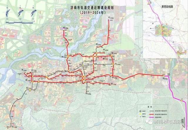 济南第二轮地铁规划公示,m4在列,m2延后,增加r5,r4