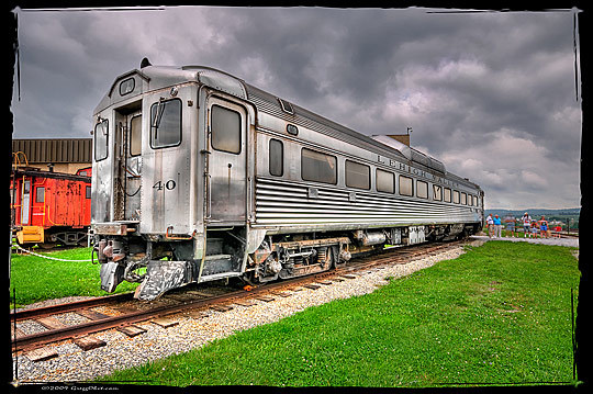 budd rdc-1 passenger rail car – lehigh valley railroad # 40by