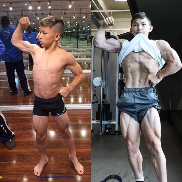 16岁世界上最强壮小孩,身高仅有160,2年时间体质飞跃