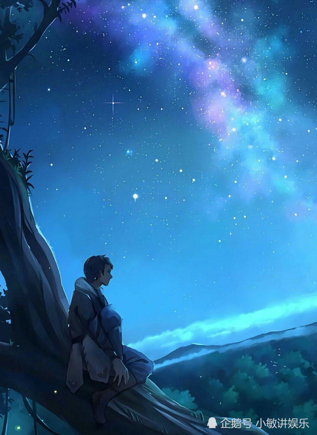 唯美·星空壁纸:我见过最凄美的风景,是星空下你渐行渐远的背影