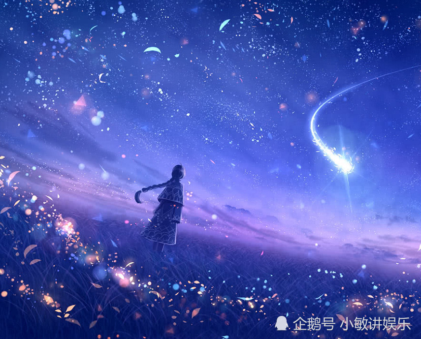 唯美·星空壁纸:我见过最凄美的风景,是星空下你渐行