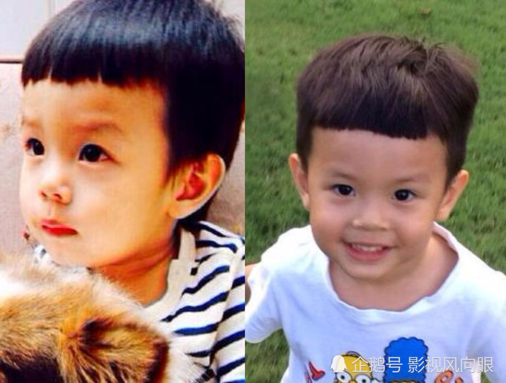 有一种帅气叫等等长大了,8岁邓涵之近照,