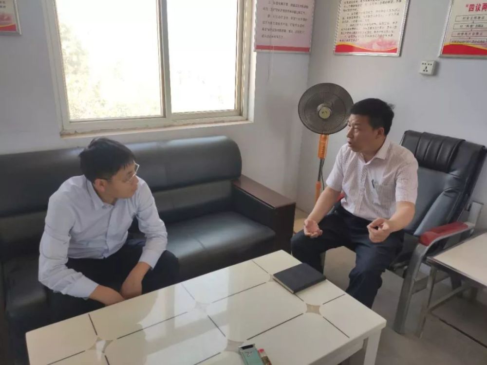 三门峡市委组织部到大王镇南阳村进行调研工作