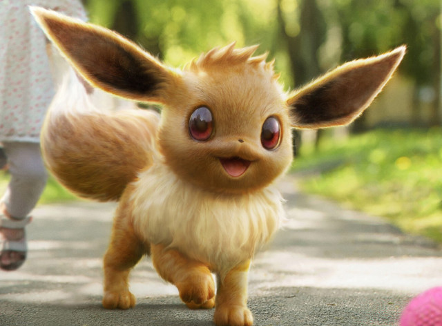 皮卡丘电影版宝可梦曝光,所有小精灵都被一只熊猫抢