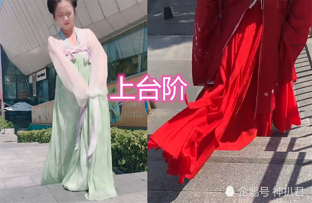 汉服娘才懂得"痛,裙摆拖地忍了,看到上厕所:我还是憋着吧!