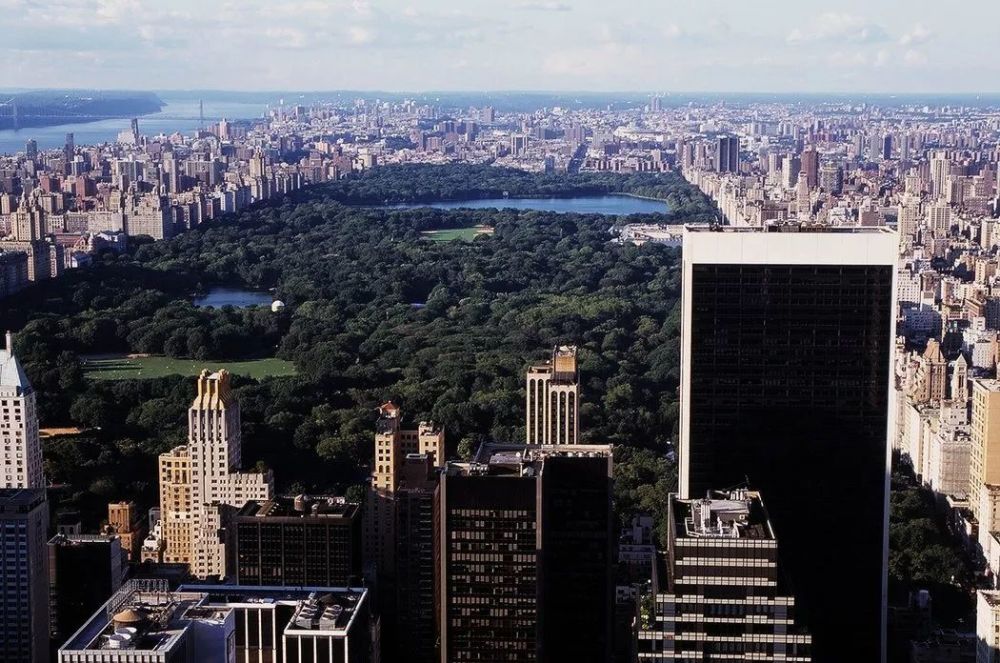 俯瞰纽约中央公园.摄影:bluetrayne