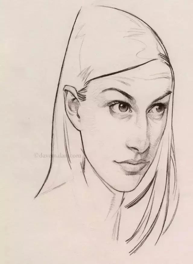 简单干净的小素描画