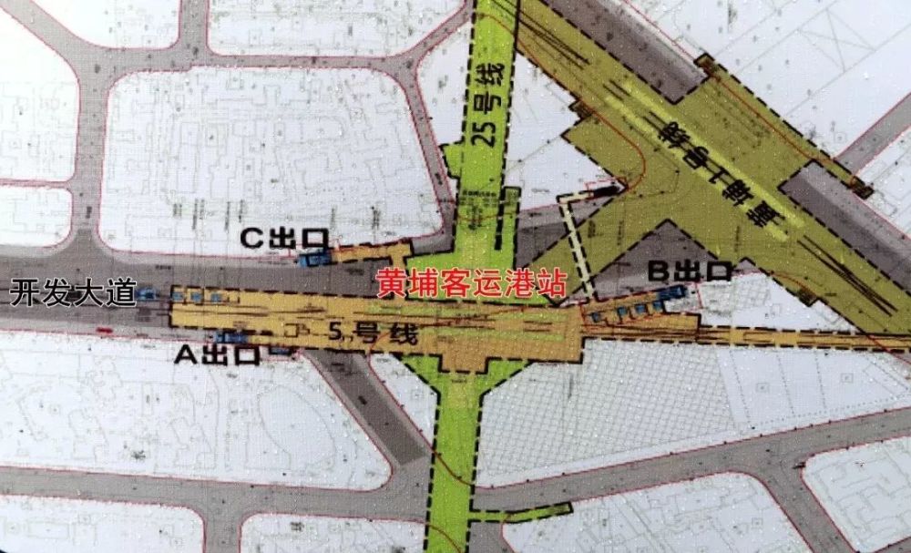 实锤!广州地铁5号线东延段6个站点出入口位置