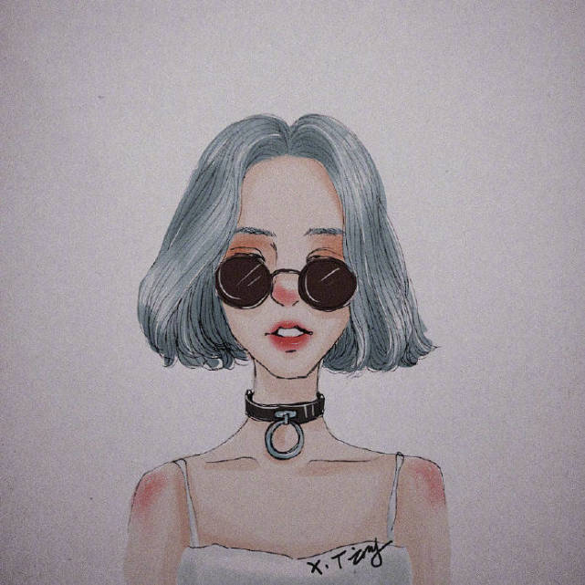 ins超火素描短发女生头像:时间就像一张网,你撒在哪,你的收获就在哪!