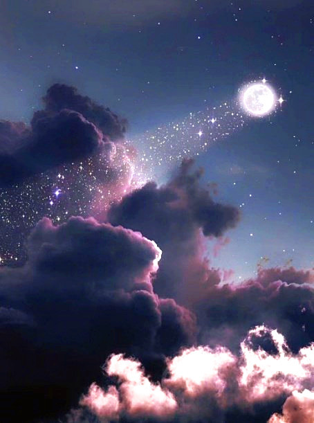 星空·云彩·背景图:流泪的时候,抬头望着天空,就感觉