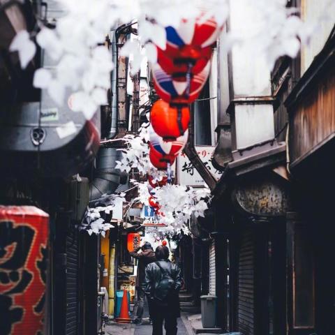 日系街景头像:可惜时代错,时代乱,没能陪你千难万难