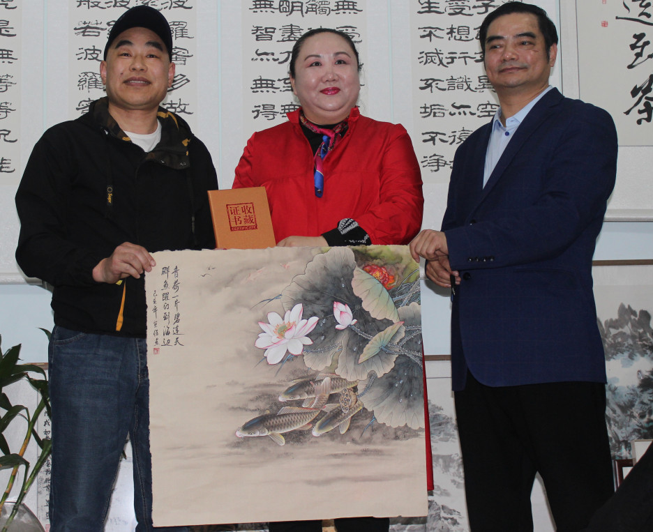 画家刘宣保作品被多次选为国礼,连续赠送国外政要