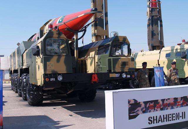 据悉,这是此前巴基斯坦试射的"沙欣-2"地对地弹道导弹,对于这件事