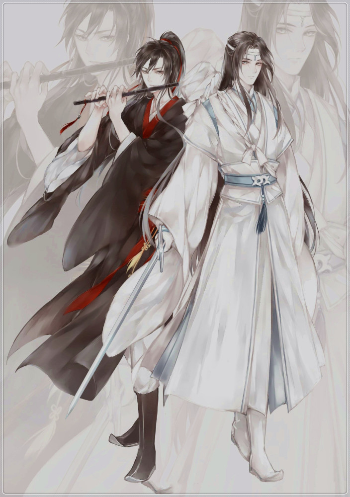 魔道祖师壁纸图一忘羡cp太好看了