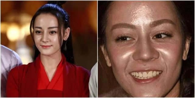 迪丽热巴生日会美成天仙实际加了很多滤镜,生图中的她却很"老"