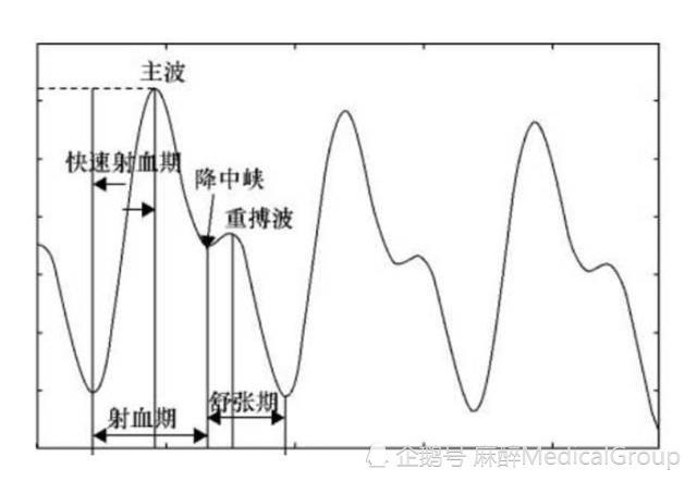 下图是一张脉搏血氧饱和度仪显示的正常波形