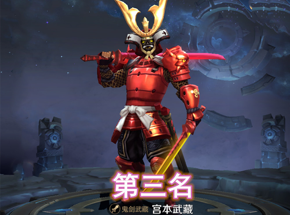 宫本武藏5款皮肤对比——鬼剑武藏谮三名.